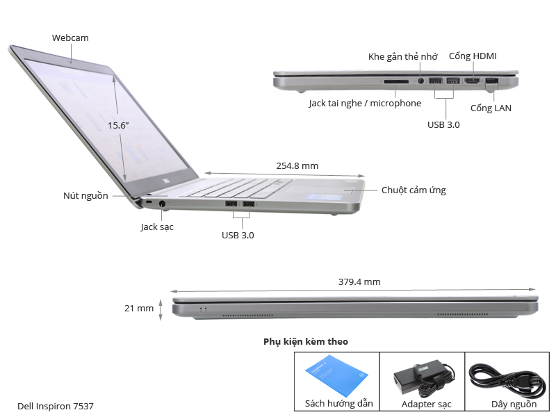 Dell Inspiron 7537 i5 4200U/4G/500G/VGA 2G | dienmayxanh.com