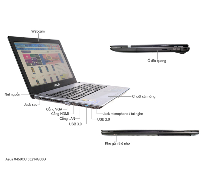 Asus X450CC 33214G50G