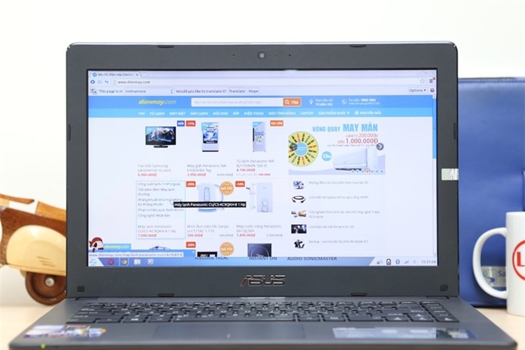 Laptop Asus X452CP 33214G50G Màu Đen