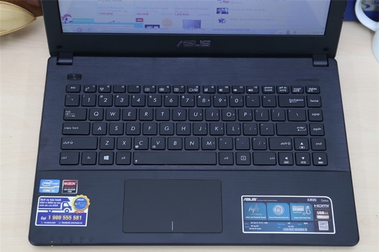 Laptop Asus X452CP 33214G50G Màu Đen