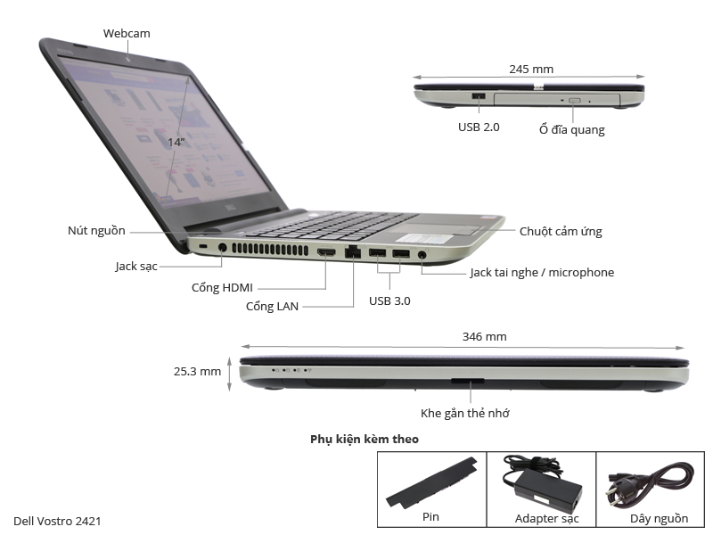 Dell Vostro 2421 33212G32