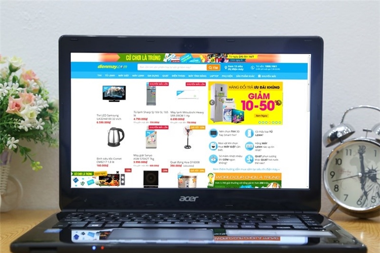 Laptop Acer Aspire E1 472 54204G50Dn Màu Đen