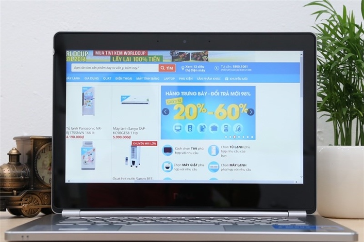 Laptop Dell Inspiron 7437 74508G50HSW8T Màu Bạc