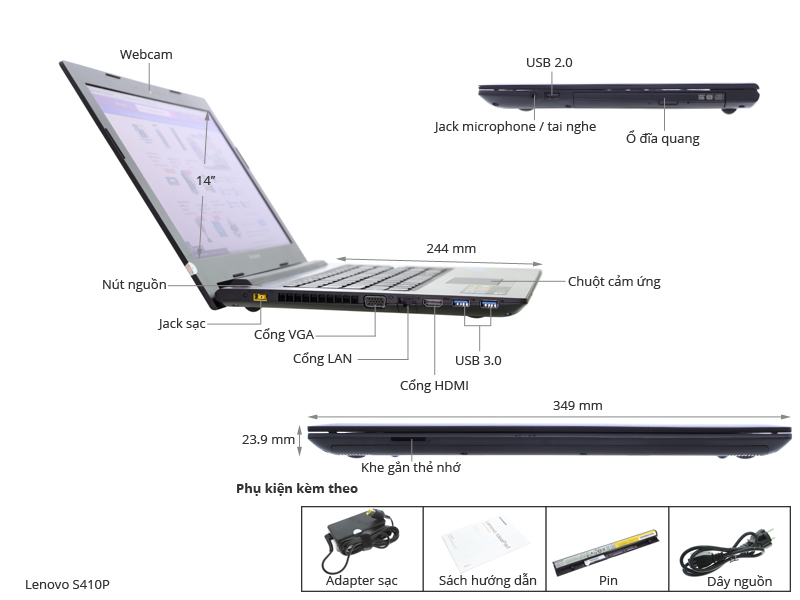 Lenovo S410P 74504G1TG