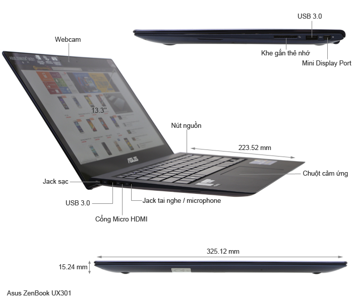 Asus Zenbook UX301LA 74508G256W8T