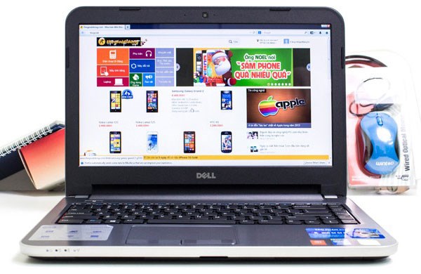 Màn hình hiển thị sắc nét, độ sáng vừa đủ Dell Inspiron 5437 công nghệ hiển thị TrueLife