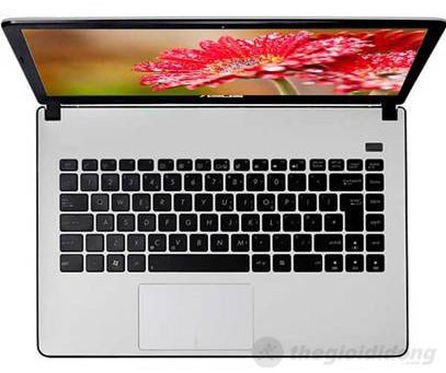 Bàn phím và chuột cảm ứng của X402CA Asus X402CA bàn phím chiclet, touchpad