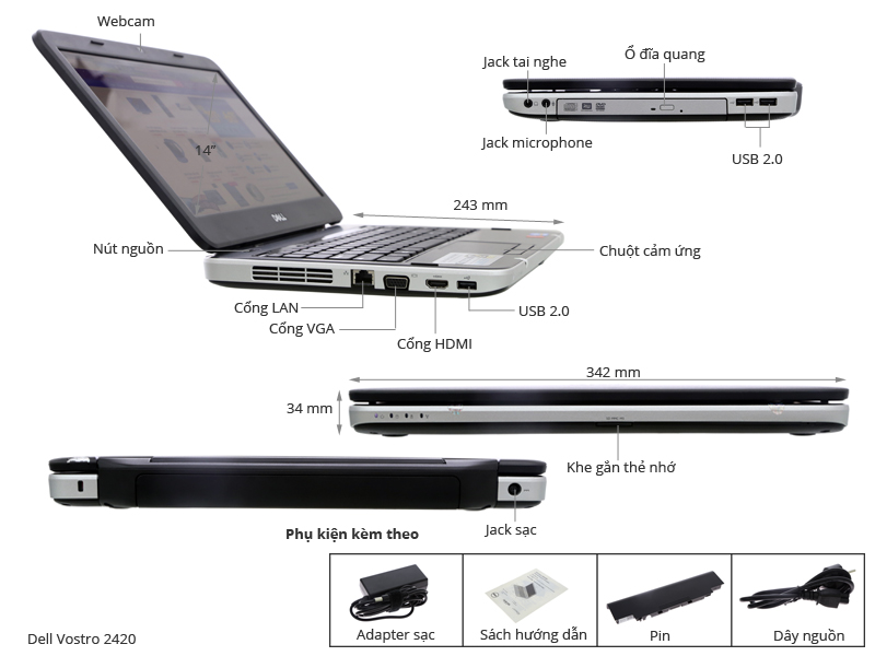 Dell Vostro 2420 33112G50