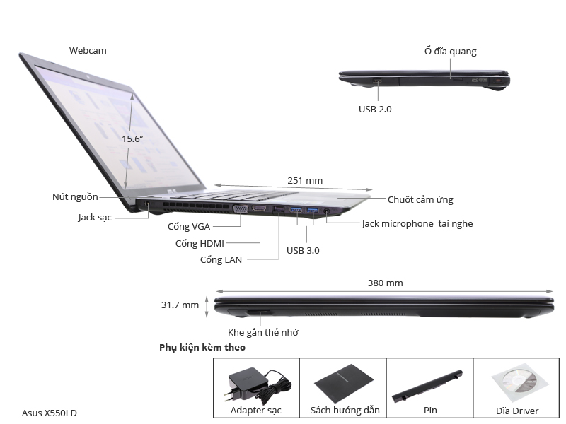 Asus X550LD 74504G50G