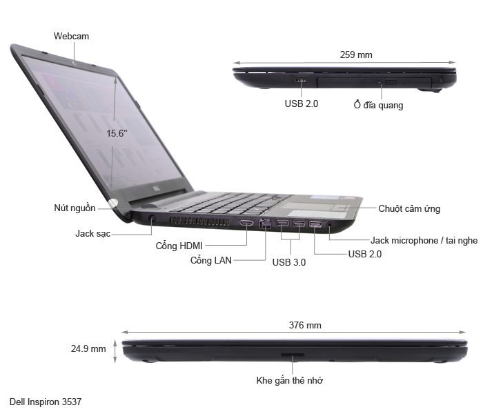 Dell Inspiron 3537 74504G50G