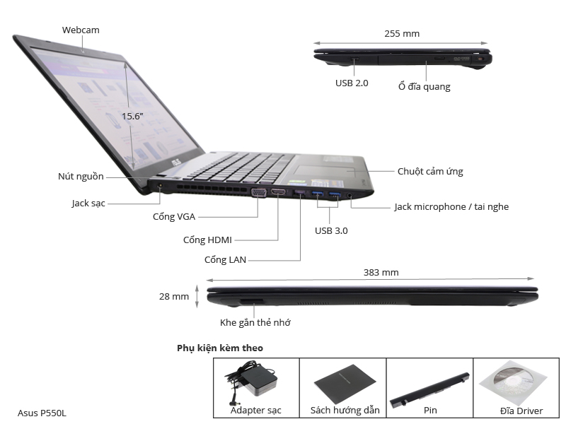 Asus P550LD 54204G50G