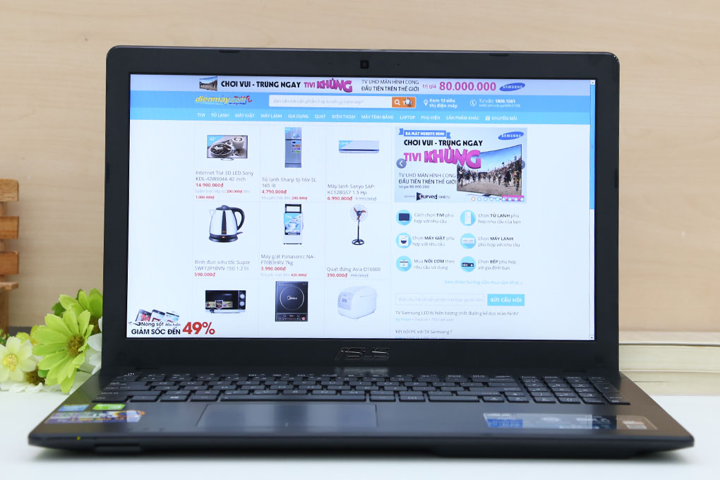 Laptop Asus P550LD 74504G50G Màu Đen