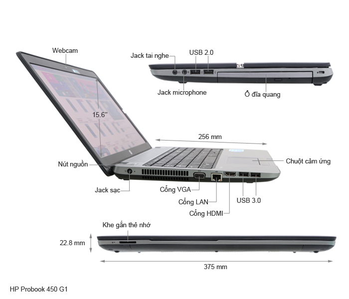 HP Probook 450 G1 (F6Q43PA)