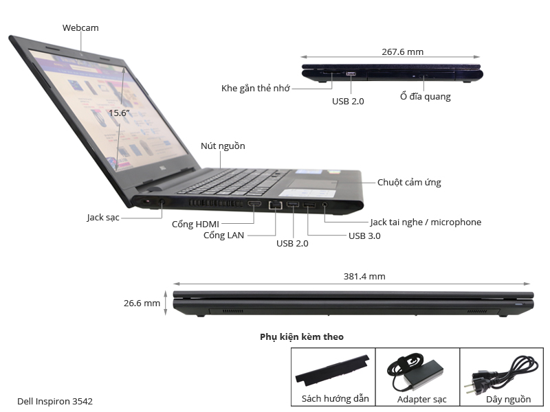 Dell Inspiron 3542 34004G50G