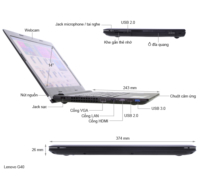 Lenovo G4070 54204G50