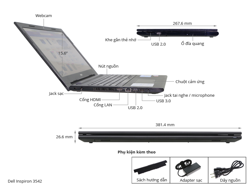 Dell Inspiron 3542 34004G50W8