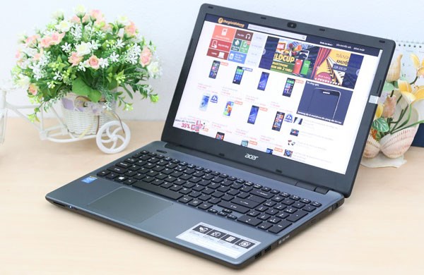 Làn gió mới của dòng laptop phổ thông Acer Aspire E5 571 laptop giá rẻ