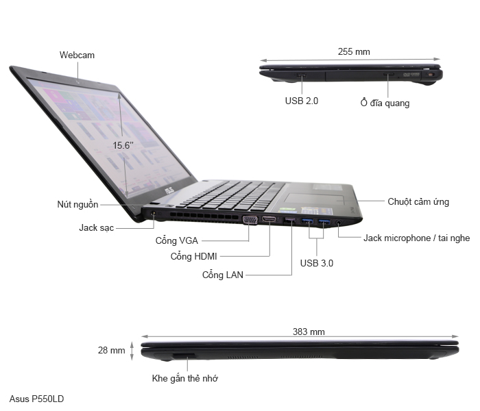 Asus P550LD 54214G50G