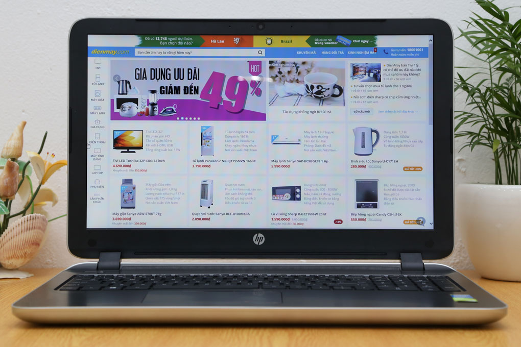 Laptop HP Pavilion 15 p081TX 54214G50GW8 Màu Bạc