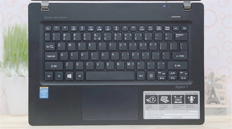 Laptop Acer Aspire V3 371 54214G50Dn Màu Xám