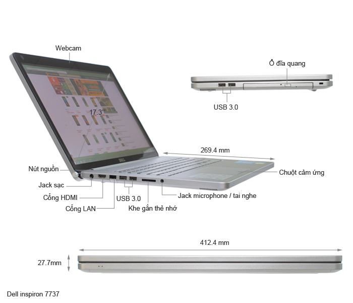 Dell Inspiron 7737 745116G1TGW8T