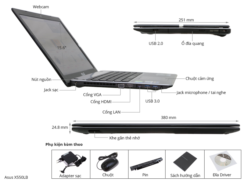 Asus X550LB 74504G75G