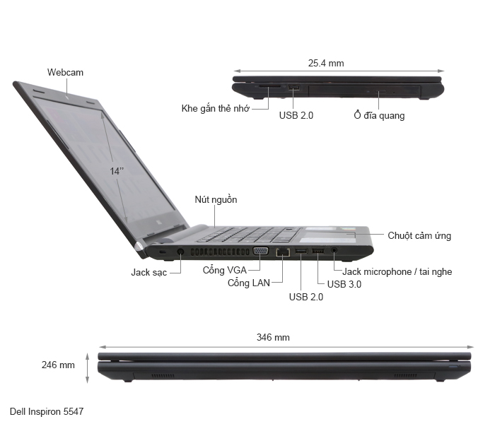 Dell Vostro 3446 54214G50GW8