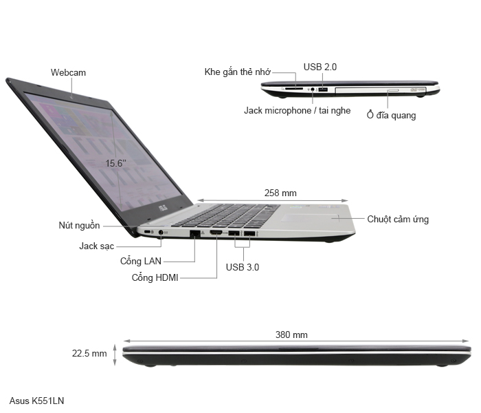 Asus K551LN 54216G50HSGW8