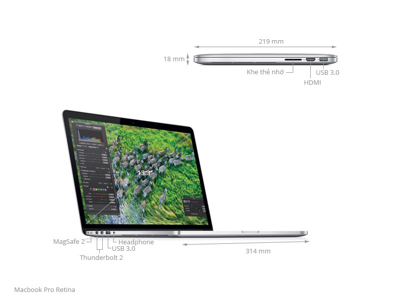 Macbook Pro Retina MGX82ZP/A 54278G256