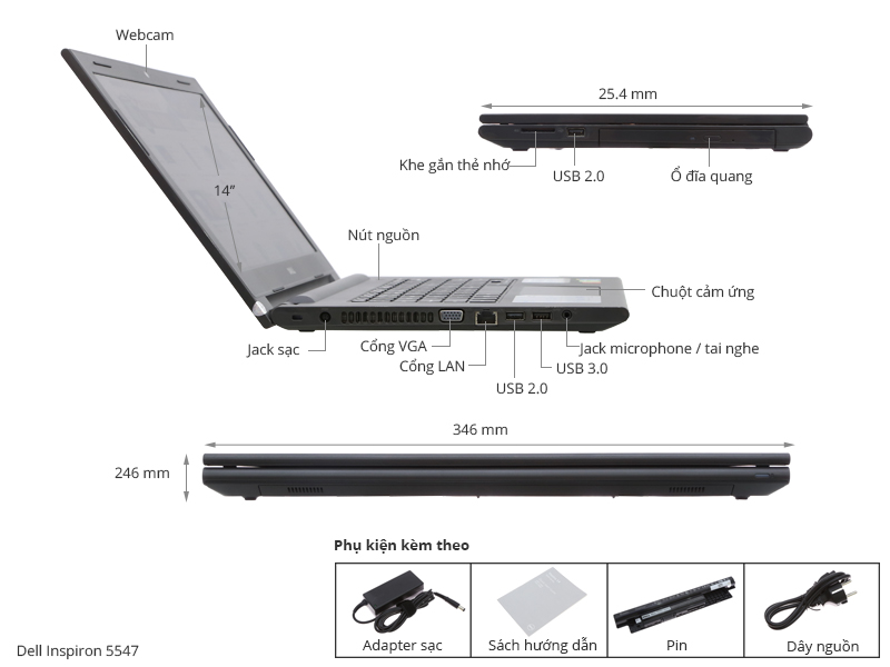 Dell Vostro 3446 54214G50G