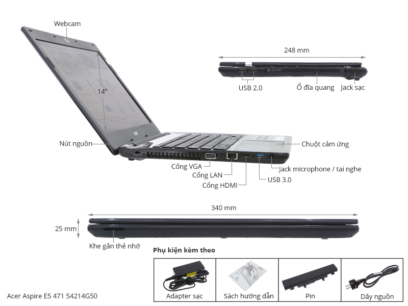 Acer Aspire E5 471 54214G50