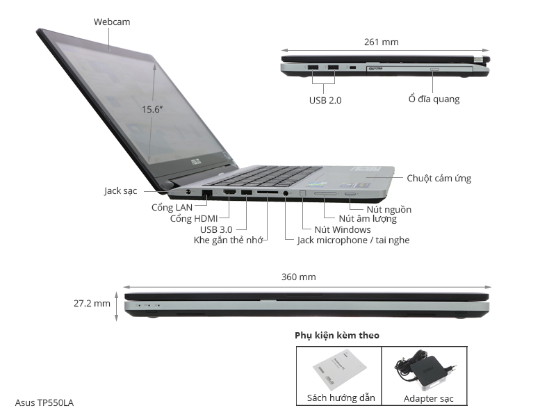 Asus TP550LA 34014G50W8T (CJ020H)