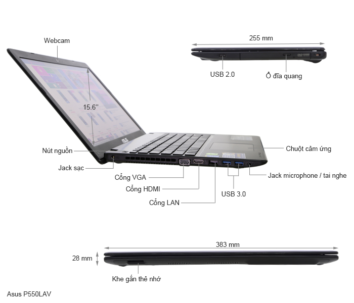 Asus P550LAV 34012G50