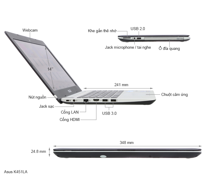 Asus K451LA 54214G50W8