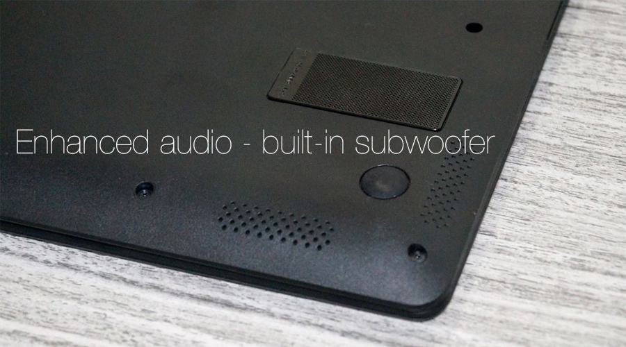 <p>Trang bị c&ocirc;ng nghệ &acirc;m Wave MaxxAudio kết hợp loa stereo c&oacute; trang bị th&ecirc;m loa Sub cho chất lượng tuyệt vời.</p>