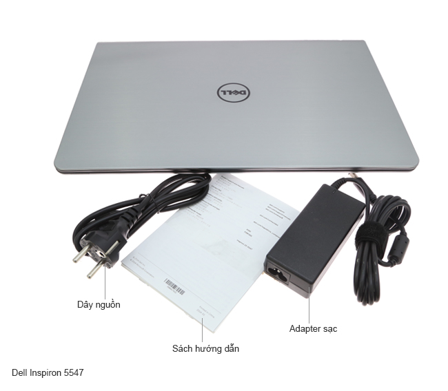 Bộ sản phẩm gồm: Hộp, Dây nguồn, Sách hướng dẫn, Thùng máy, Adapter sạc