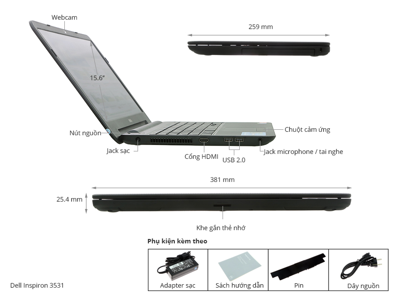 Dell Inspiron 3531 28304G50