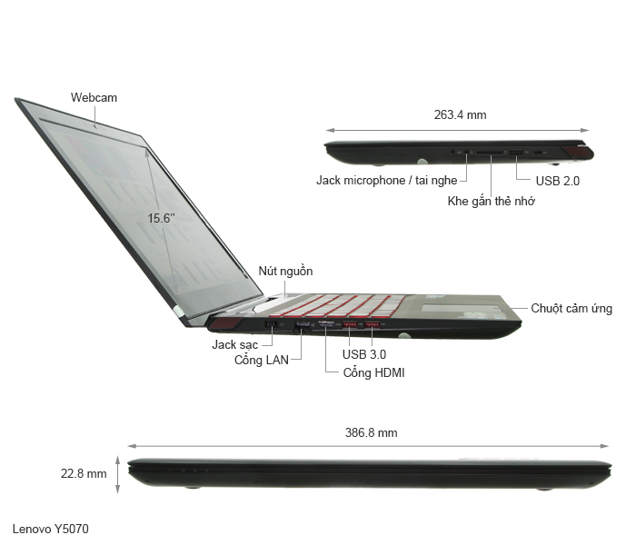 Lenovo Y5070 74718G1TGW8
