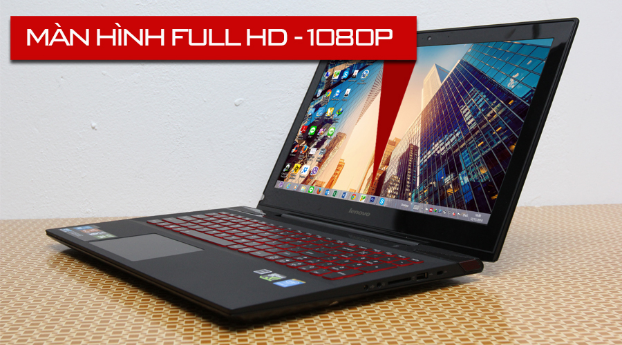 <p>Trải nghiệm m&agrave;n h&igrave;nh hiển thị vượt trội, cho d&ugrave; bạn đang xem phim, hay chơi game. c&oacute; độ ph&acirc;n giải 1920 x 1080p Lenovo Y50 lu&ocirc;n cung cấp cho bạn h&igrave;nh ảnh tuyệt vời nhất.</p>