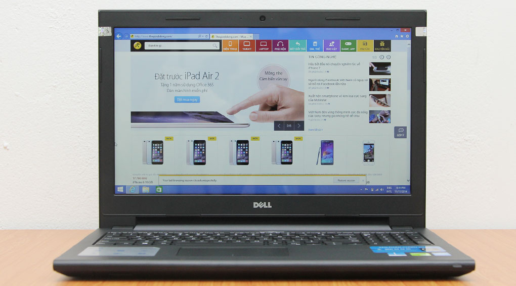 Laptop Dell Inspiron 3542 i5 4210U/4G/500G/VGA2G/Win8.1 Màu Đen