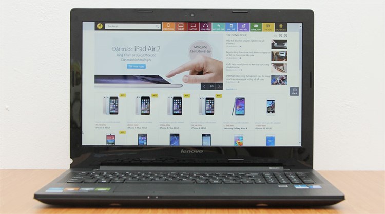 Laptop Lenovo G5070 i3 4005U/2GB/500GB/Win8.1 Màu Đen