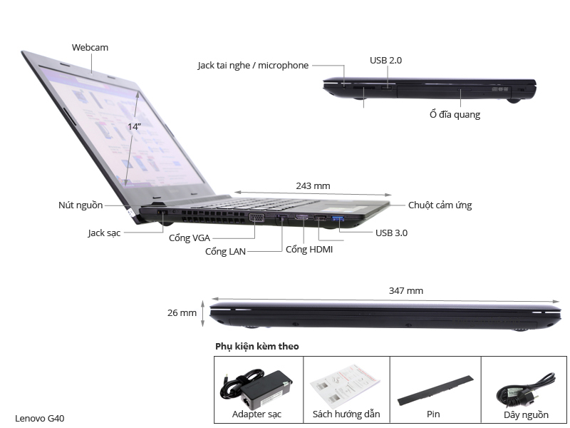 Lenovo G4070 i3 4005U/2G/500G/Win8.1