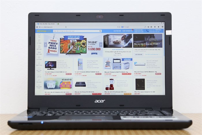 Laptop Acer Aspire E5 471 i3 4005U/4G/500G/Win8.1/Không DVD Màu Đen