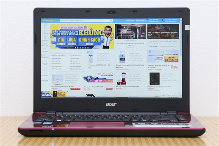 Laptop Acer Aspire E5 471 i3 4005U/4G/500G/Win8.1/Không DVD Màu Đỏ