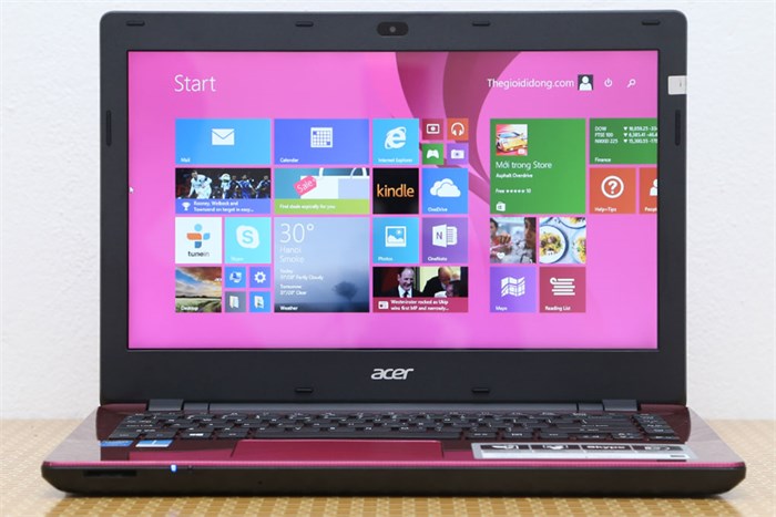Laptop Acer Aspire E5 471 i3 4005U/4G/500G/Win8.1/Không DVD Màu Đỏ