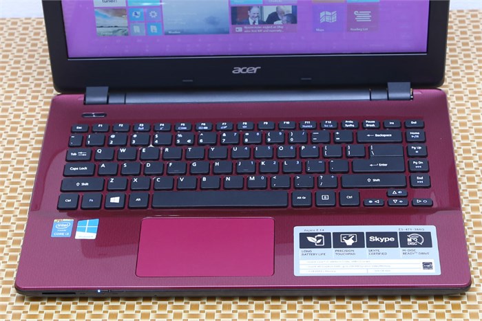 Laptop Acer Aspire E5 471 i3 4005U/4G/500G/Win8.1/Không DVD Màu Đỏ