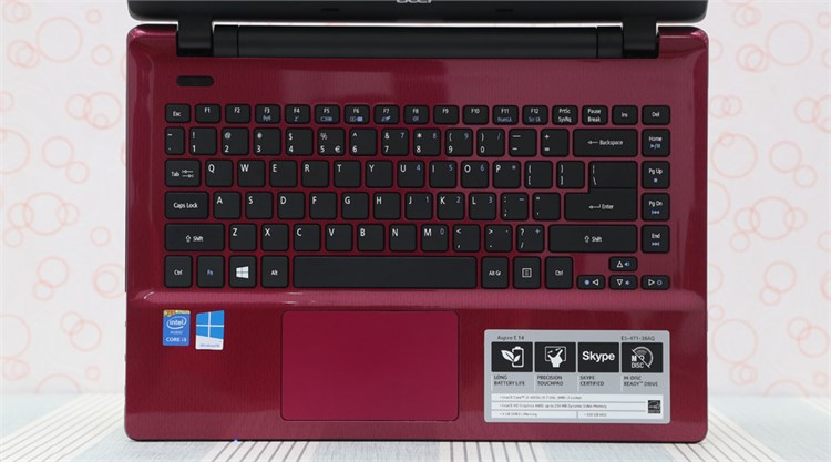 Laptop Acer Aspire E5 471 i3 4005U/4G/500G/Win8.1/Không DVD Màu Đỏ