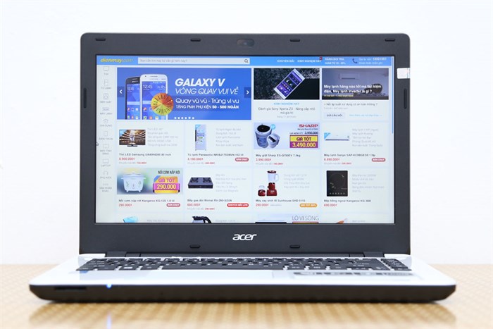 Laptop Acer Aspire E5 471 i3 4005U/4G/500G/Win8.1/Không DVD Màu Trắng