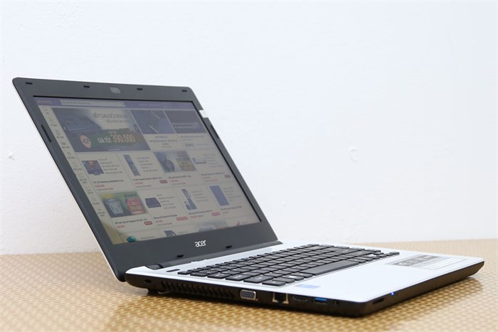 Laptop Acer Aspire E5 471 i3 4005U/4G/500G/Win8.1/Không DVD Màu Trắng