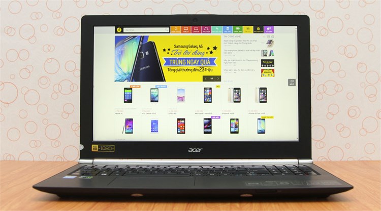 Laptop Acer Aspire V15 Nitro VN7-591G Màu Đen